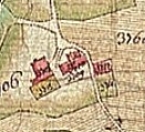 Le lieu-dit "Sainte-Reine" (extrait de la Mappe Sarde - 1732)
